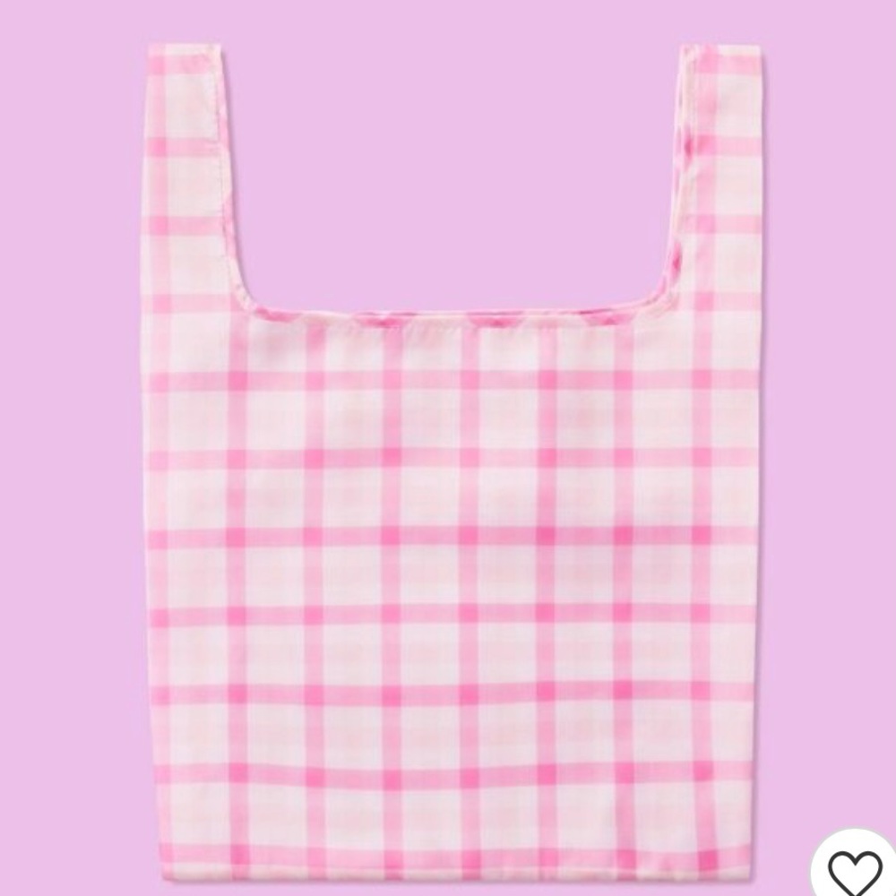 New SCL X Target Pink Gingham Reusable Tote Bag